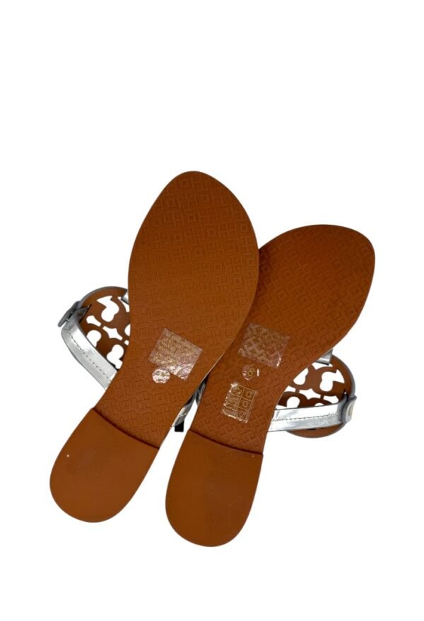 TORY BURCH - MILLER METALLIC SANDALS - Image 4